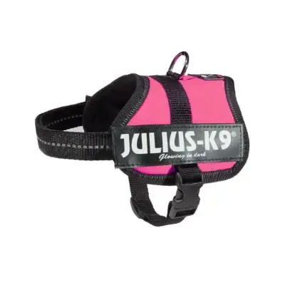 33+ Accesorios de Color Rosa para Bichón Maltés (al Estilo Barbie) 15 Julius K9 Arnés perro pequeño Rosa