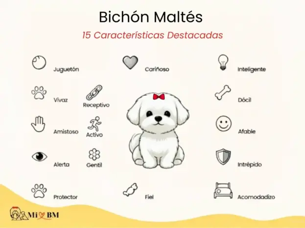 perro bichon maltes temperamento 