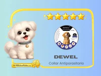 Dewel collar antiparasitario natural para perros