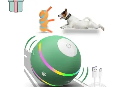 Regalos de Cumpleaños para Perros Bichón Maltés 26 Pelota interactiva para cachorros perros pequeños