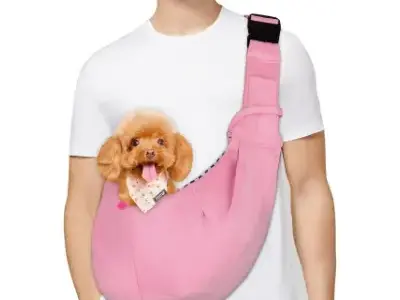 33+ Accesorios de Color Rosa para Bichón Maltés (al Estilo Barbie) 37 petloft bandolera rosa perro bichon maltes comprar