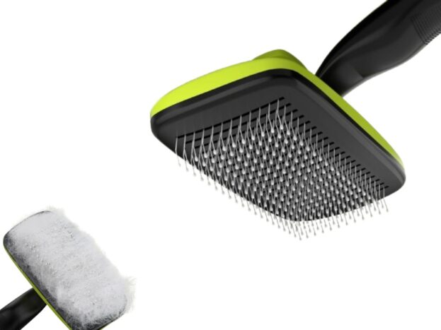 Pecute Cepillo Autolimpiable para Mascotas 2 Pecute cepillo para perros autolimpiante