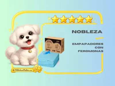 Empapadores Nobleza para perros Bichón Maltés review de una dueña