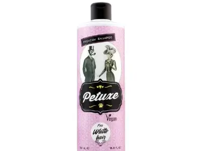 petuxe champu perro pelo blanco con aloe vera