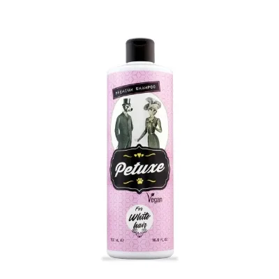 petuxe champu perro pelo blanco con aloe vera